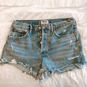 AGOLDE Parker Vintage Cut Off Short in Swampmeet